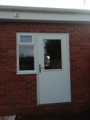 Sandown door with window